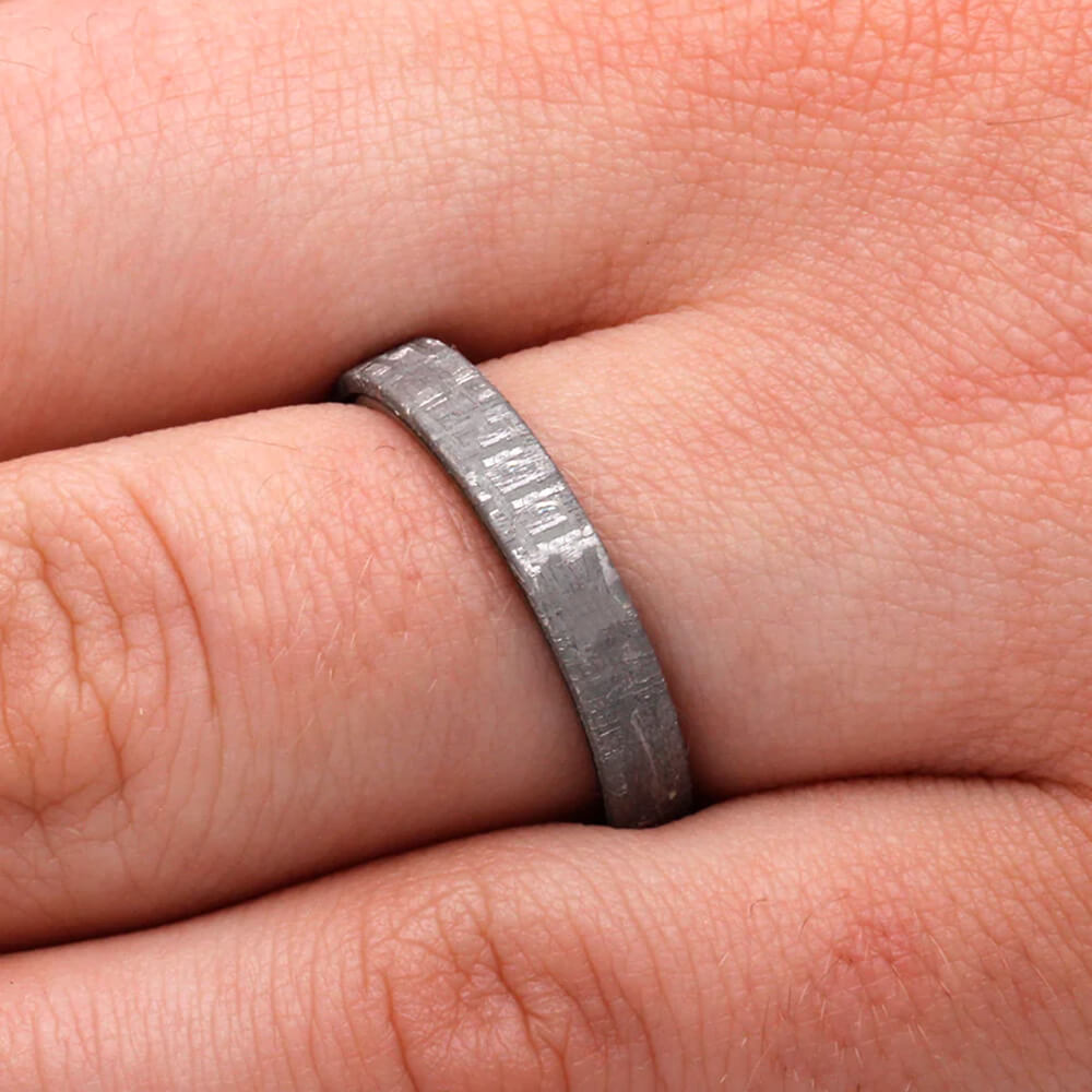 Meteorite Wedding Band