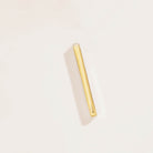 Simple Solid Gold Vertical Bar Pendant