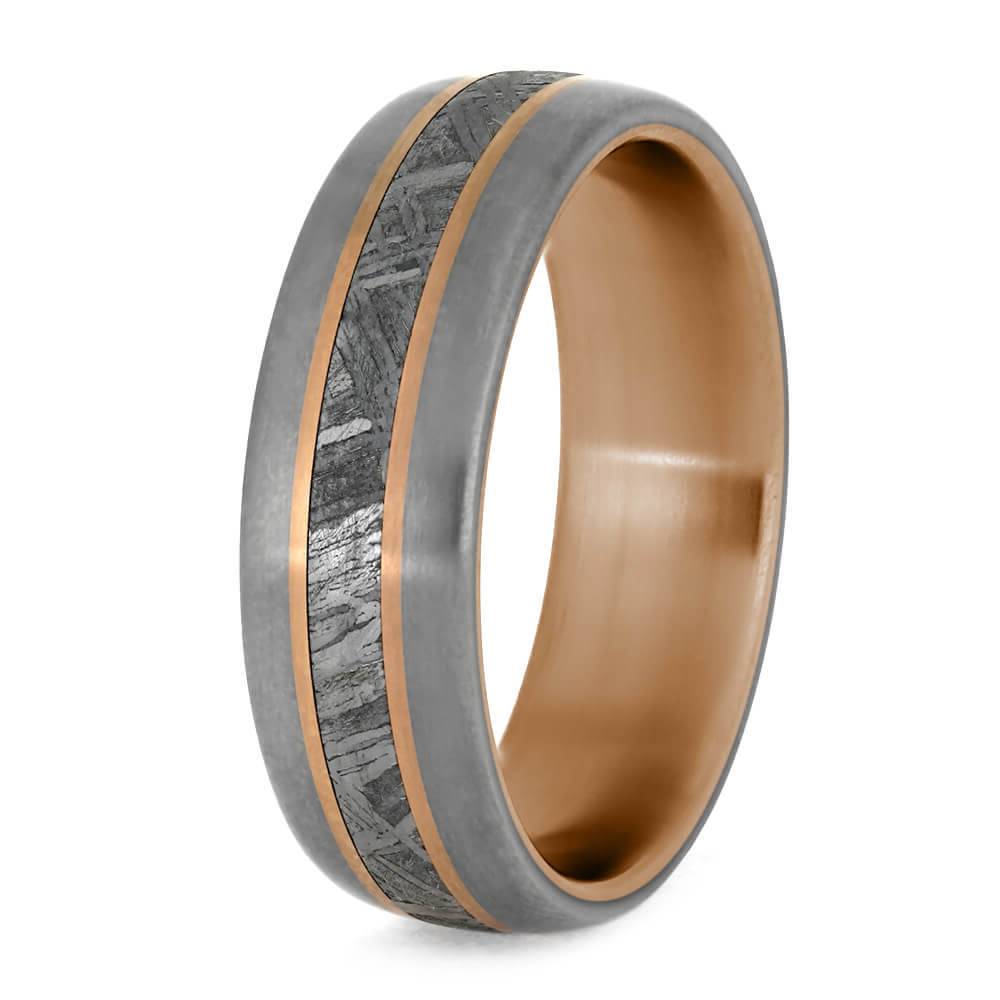 Men's Meteorite Wedding Band