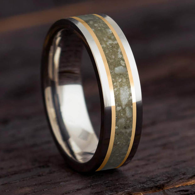 Memorial Ring with Rose Gold