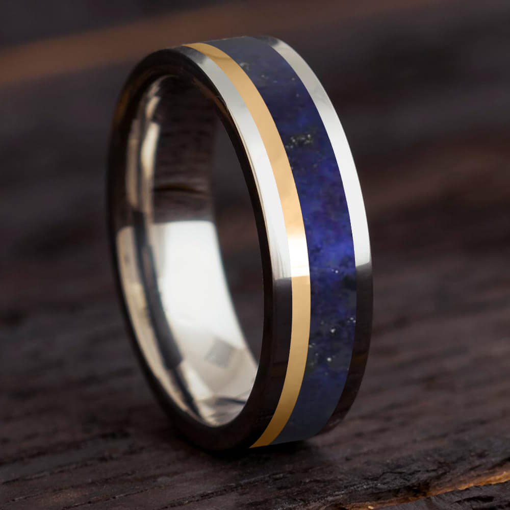 Rose Gold and Lapis Jewelry
