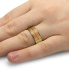 Whiskey Barrel Oak Wood Signet Ring