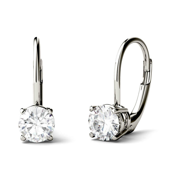 by Jewelry by Johan 1 Carat TW Charles & Colvard Moissanite Leverback Earrings 002211