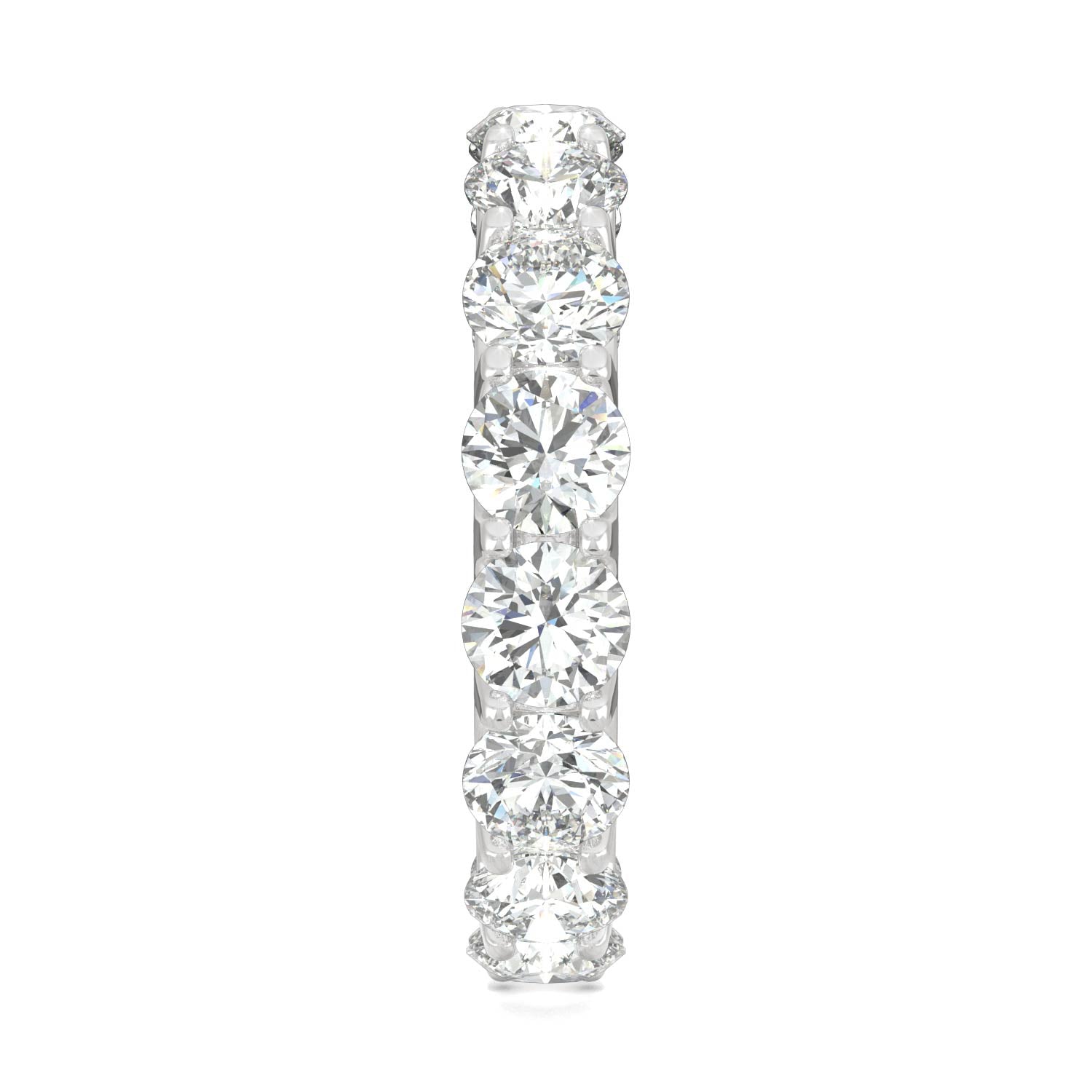 by Jewelry by Johan Charles & Colvard Moissanite Eternity Ring in White Gold 002188