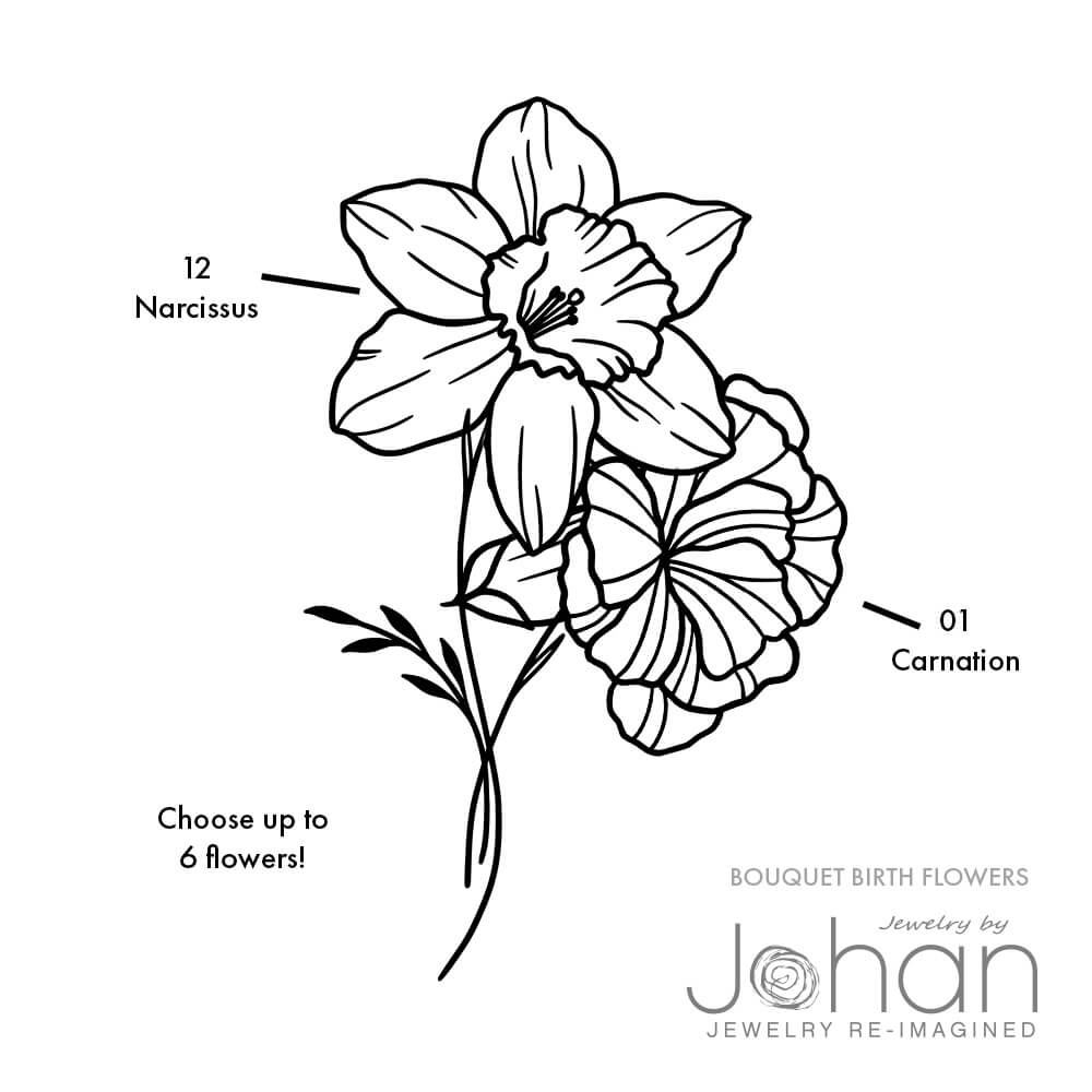 Multiple Flower Engraving Example | 2 Flowers