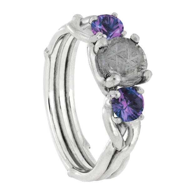 Unique Branch Style Engagement Ring