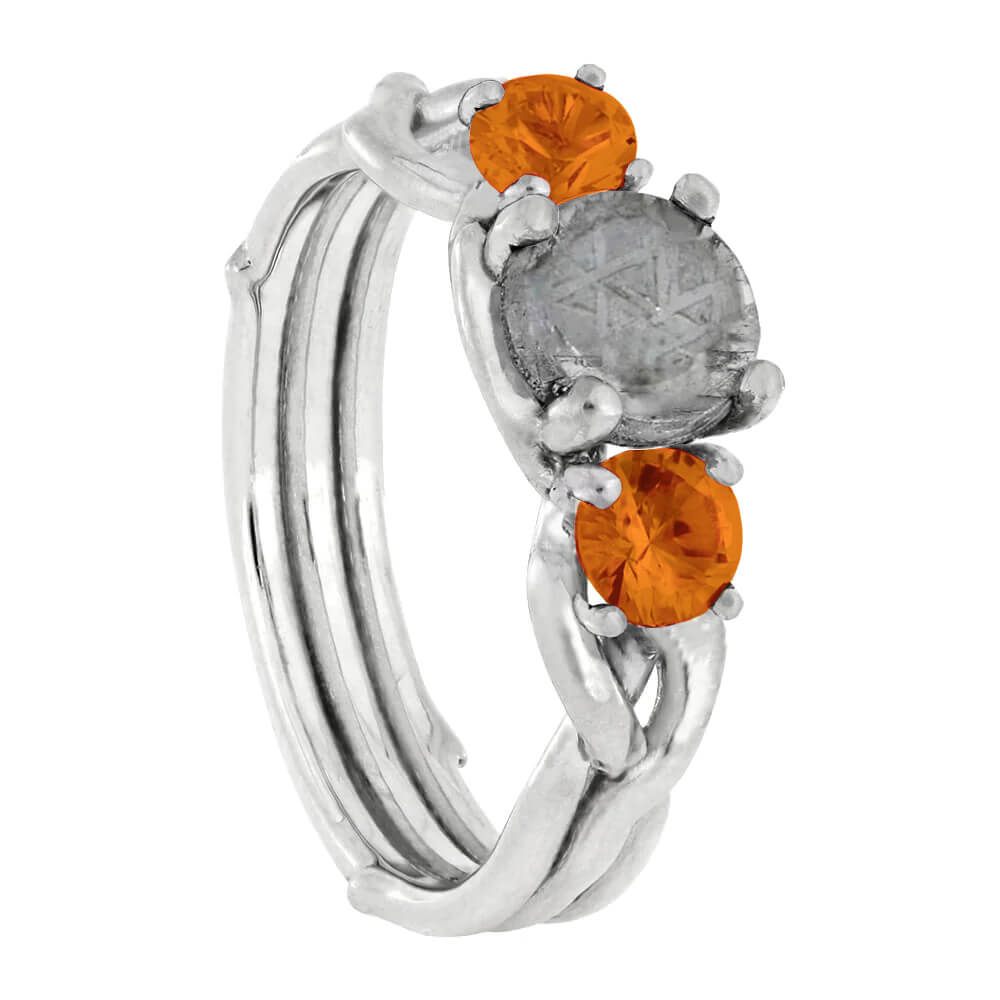 Unique Branch Style Engagement Ring