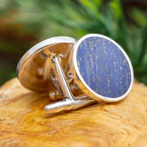 Unique Lapis Cuff Links