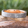 Meteorite Wedding Band for Men And Women