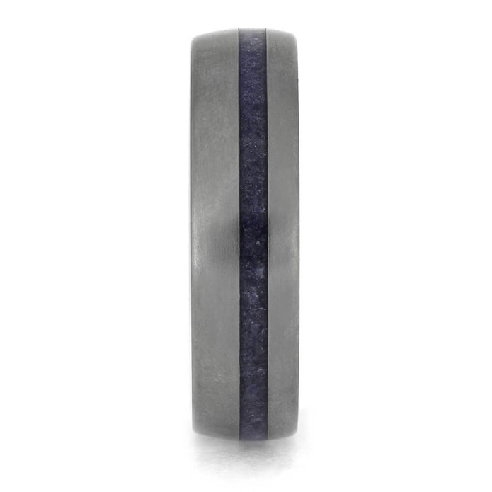 Sea Glass Ring in Titanium