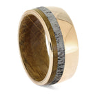 Whiskey Barrel and Antler Ring