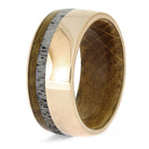 Whiskey Barrel and Deer Antler Wedding Band