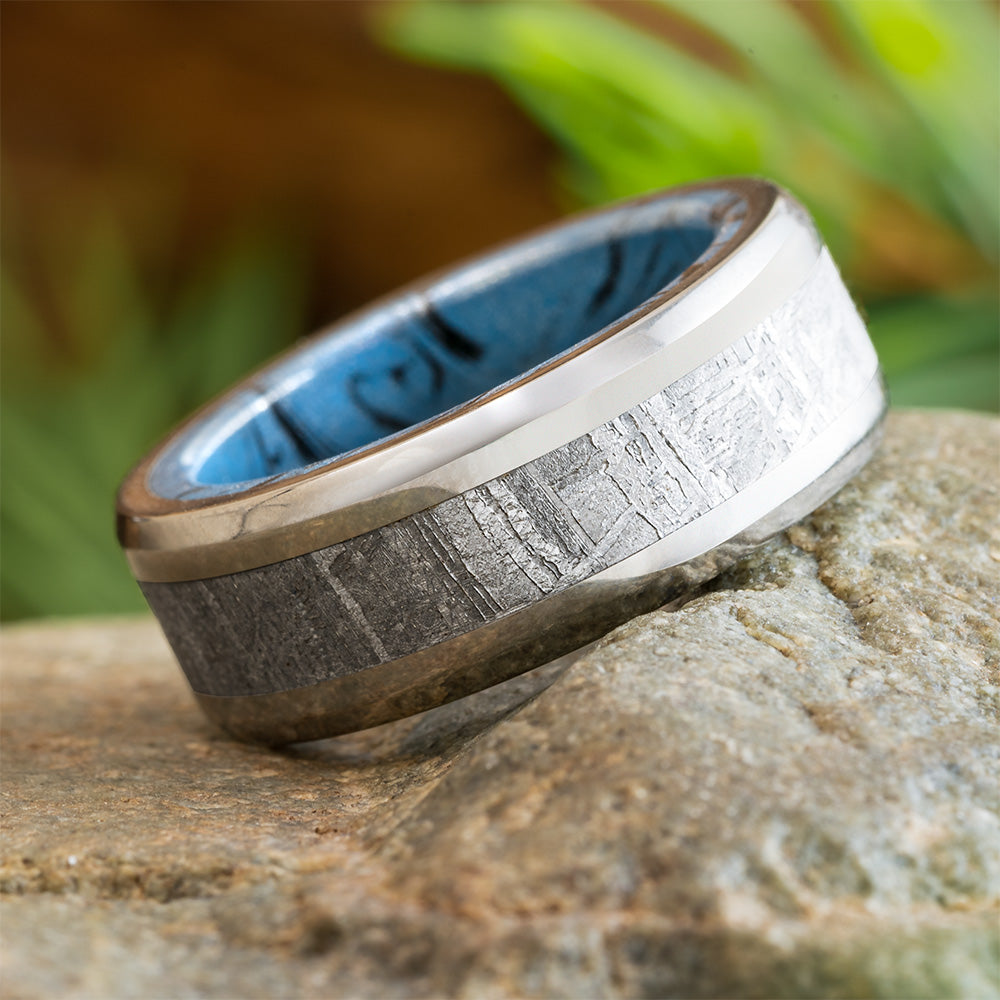 Gibeon Meteorite Men s Wedding Band