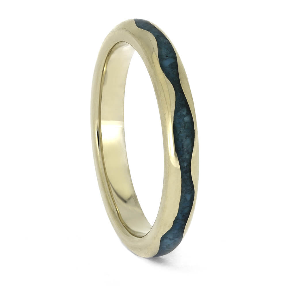 Women's Turquoise Wedding Band