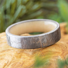 Aspen and Meteorite Wedding Band