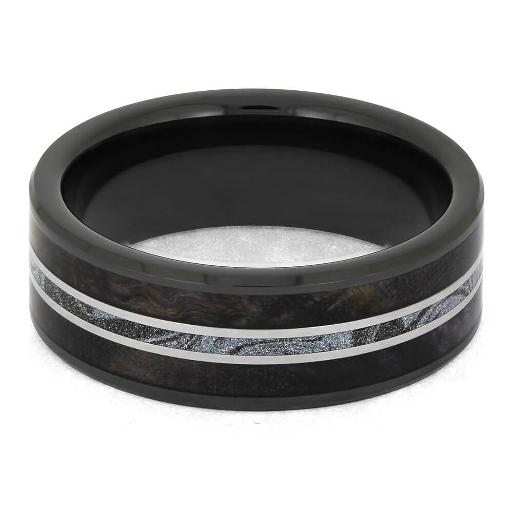 Mokume and Wood Wedding Band