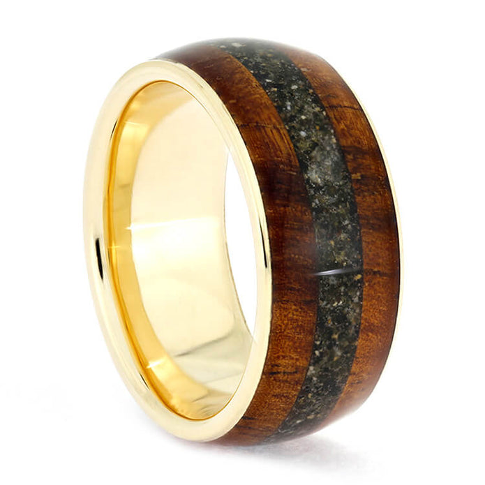 Sand and Koa Wood Ring