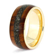 Men's Sand and Wood Ring
