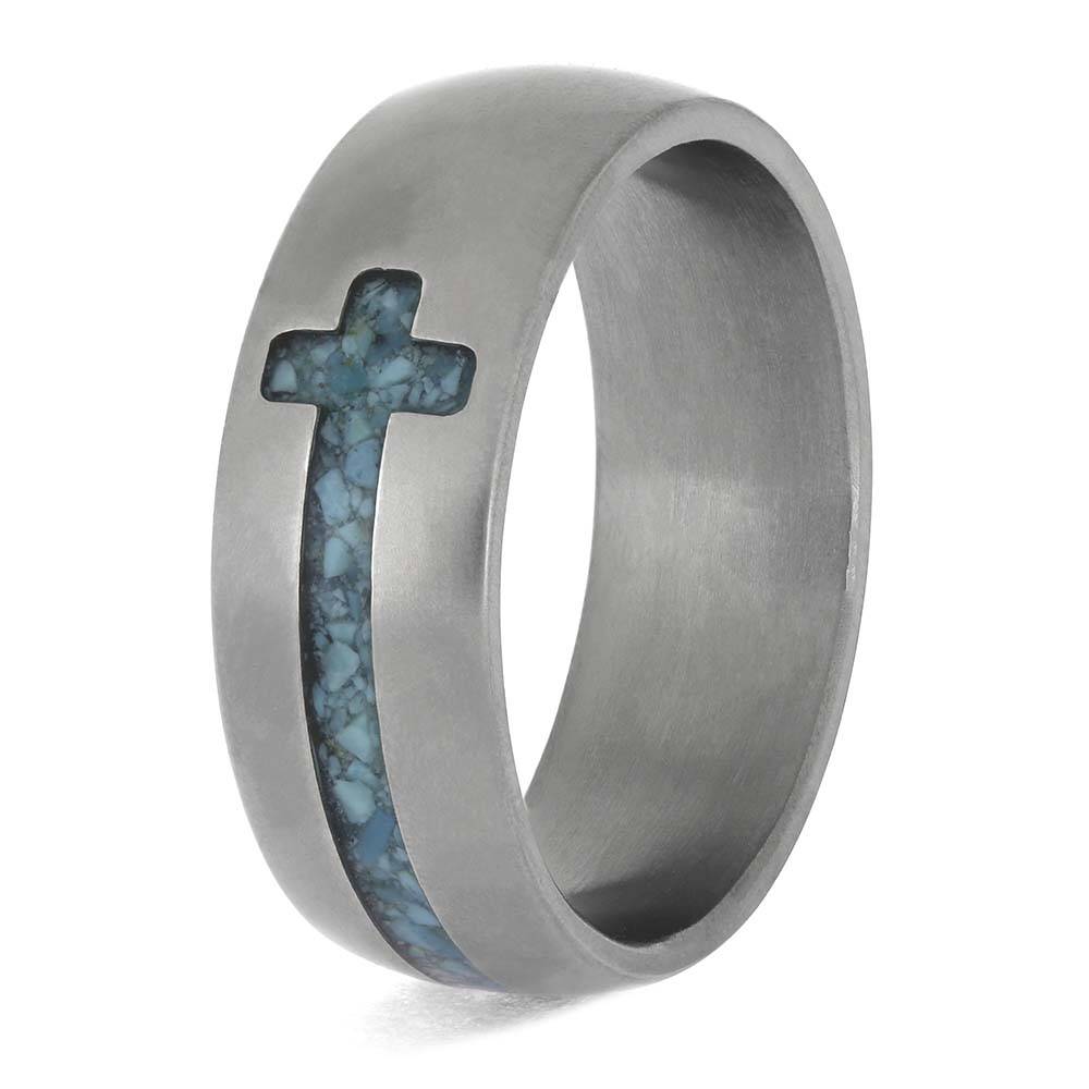 Faith Ring for Men in Titanium