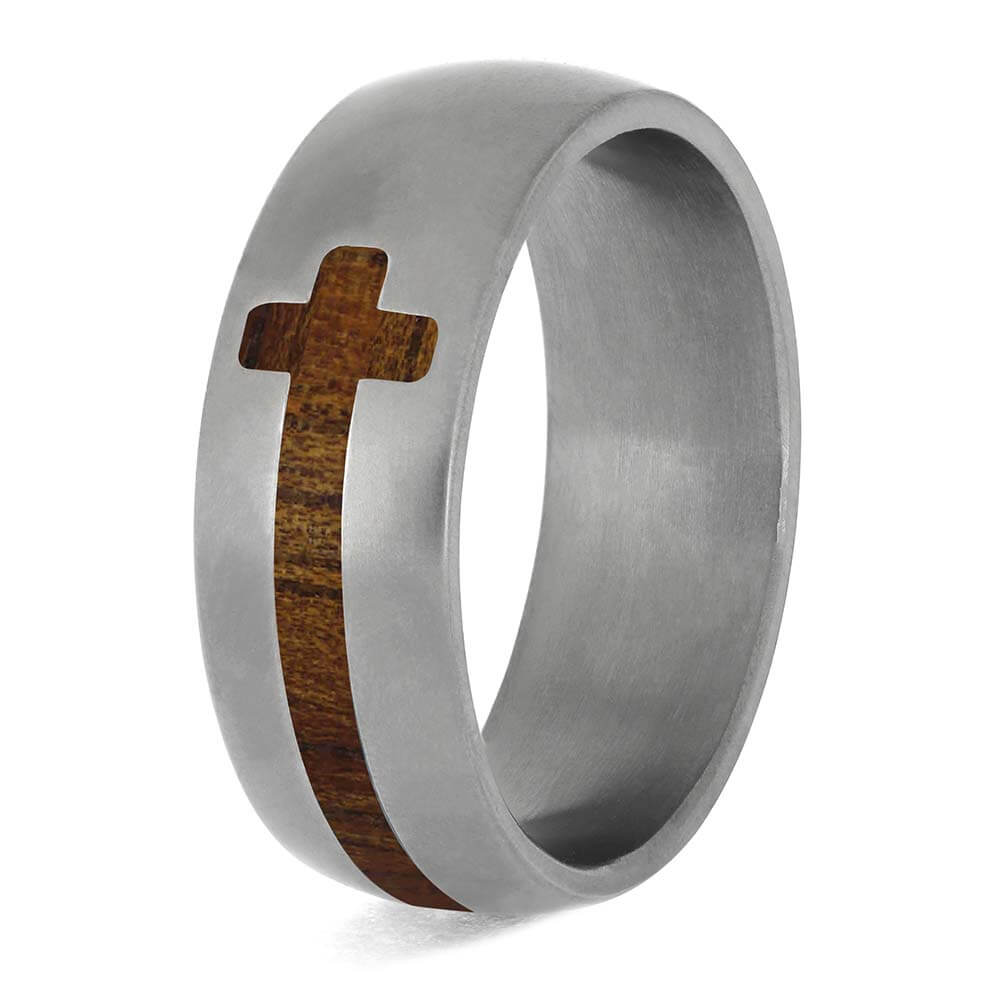 Wooden Cross Ring