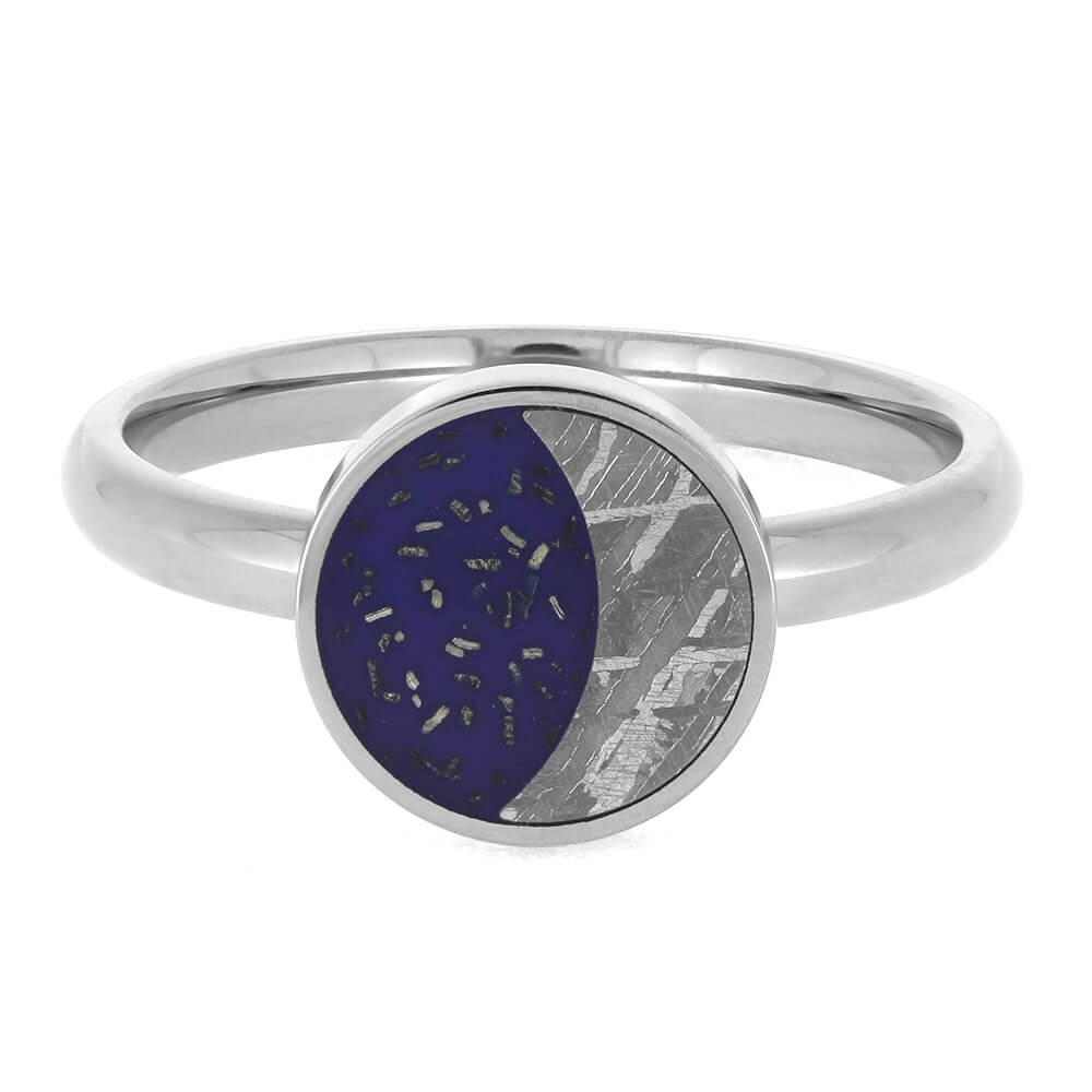 Handmade Meteorite Signet Ring