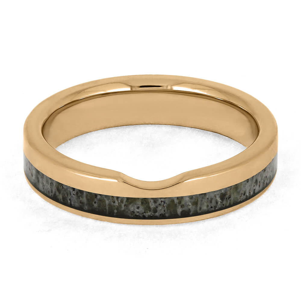 Women's Rose Gold Antler Ring