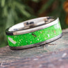 Green Glowing Memorial Ring