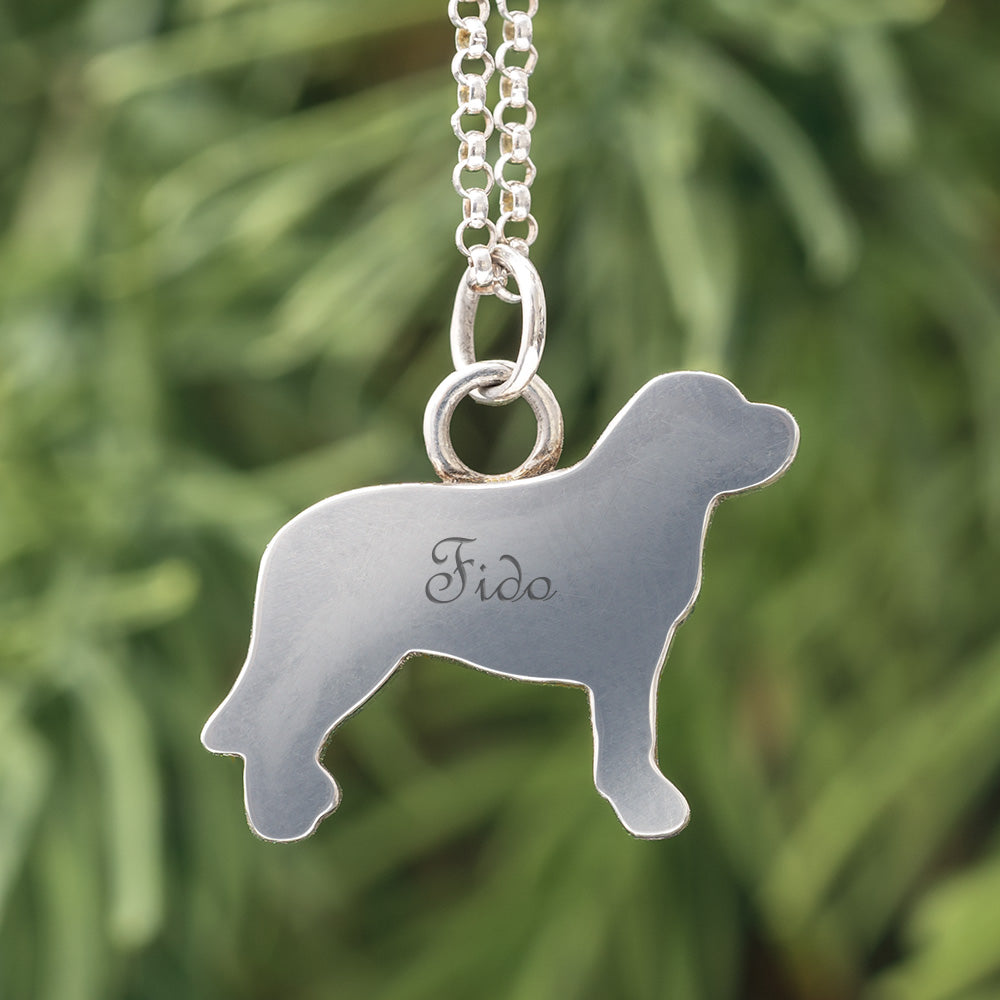 Dog Memorial Necklace Engraving