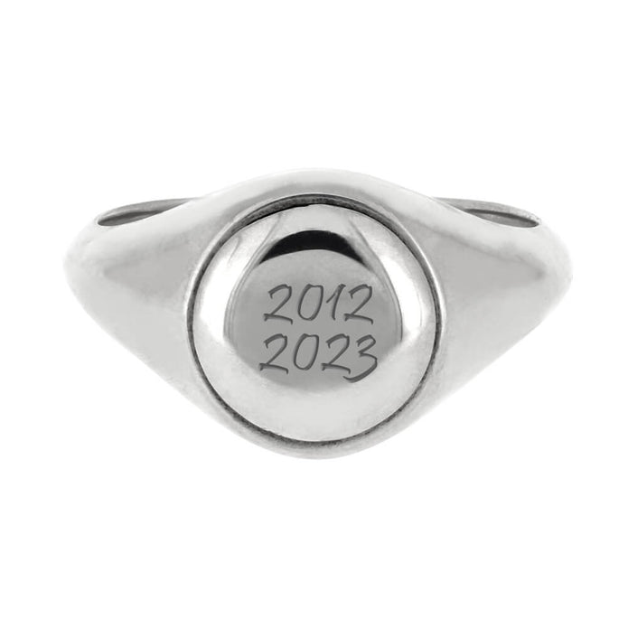 Signet Memorial Ring for Ashes