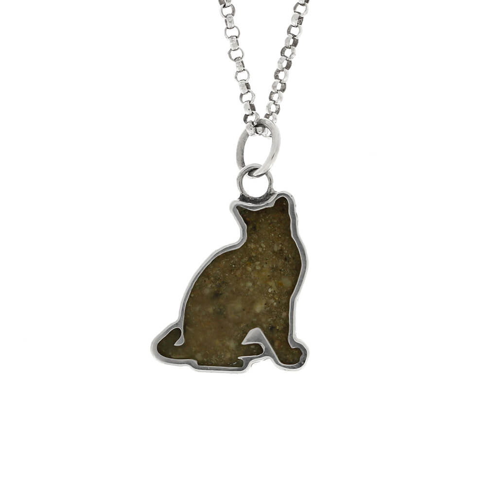 Cat Memorial Pendant Necklace