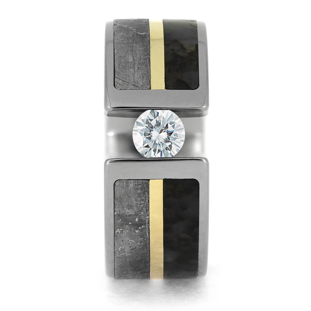 Fossil and Meteorite Ring