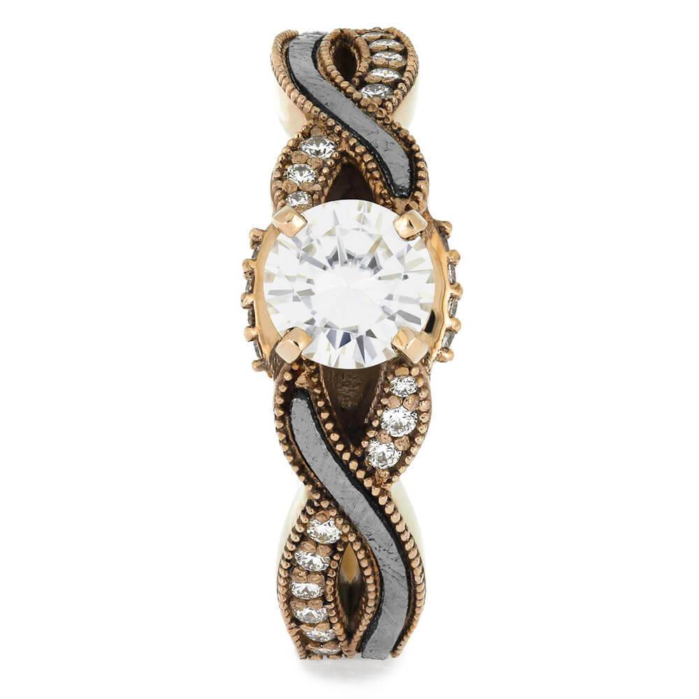 Handmade Rose Gold Engagement Ring