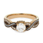14k Rose Gold Engagement Ring