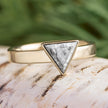 Meteorite Triangle Ring