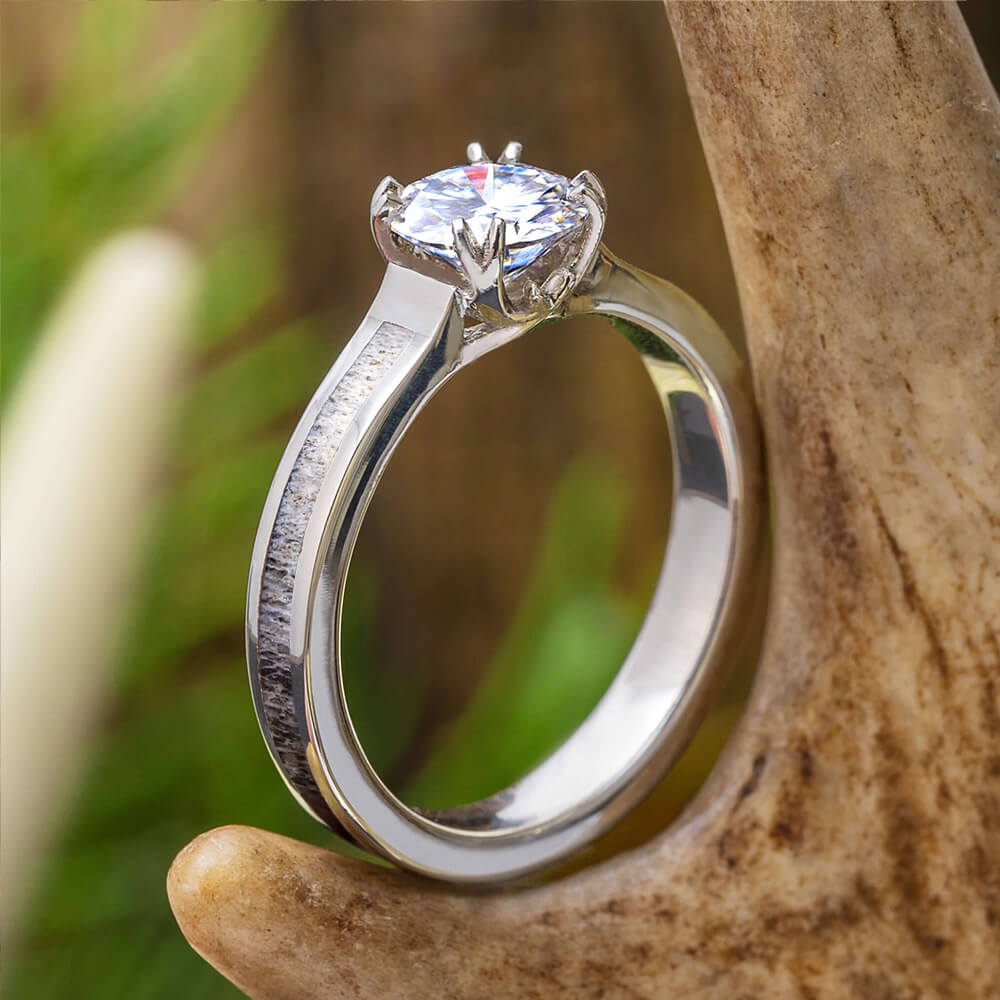 18K Gold Heart Engagement Ring | Heart Shaped Diamond Ring Wrap | Cadar –  CADAR