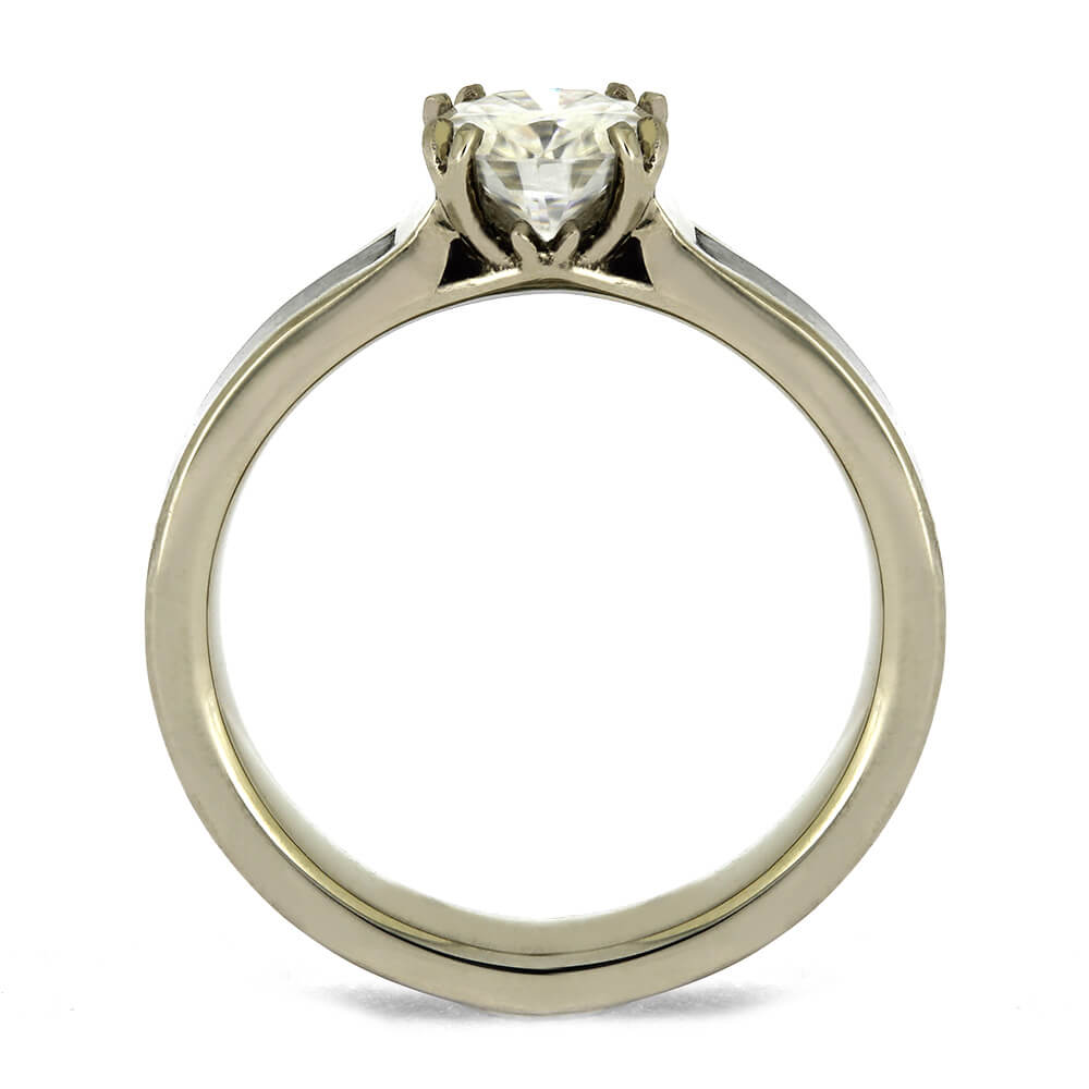 Antler Solitaire Engagement Ring