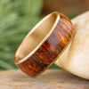 Rose Gold and Rosewood Ring for Men