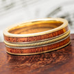 Yellow Gold Guitar Wedding Band