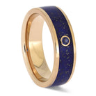 Stardust and Sapphire Wedding Band