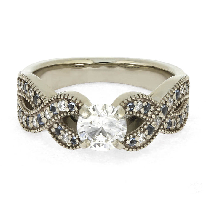 Moissanite Engagement Ring and 