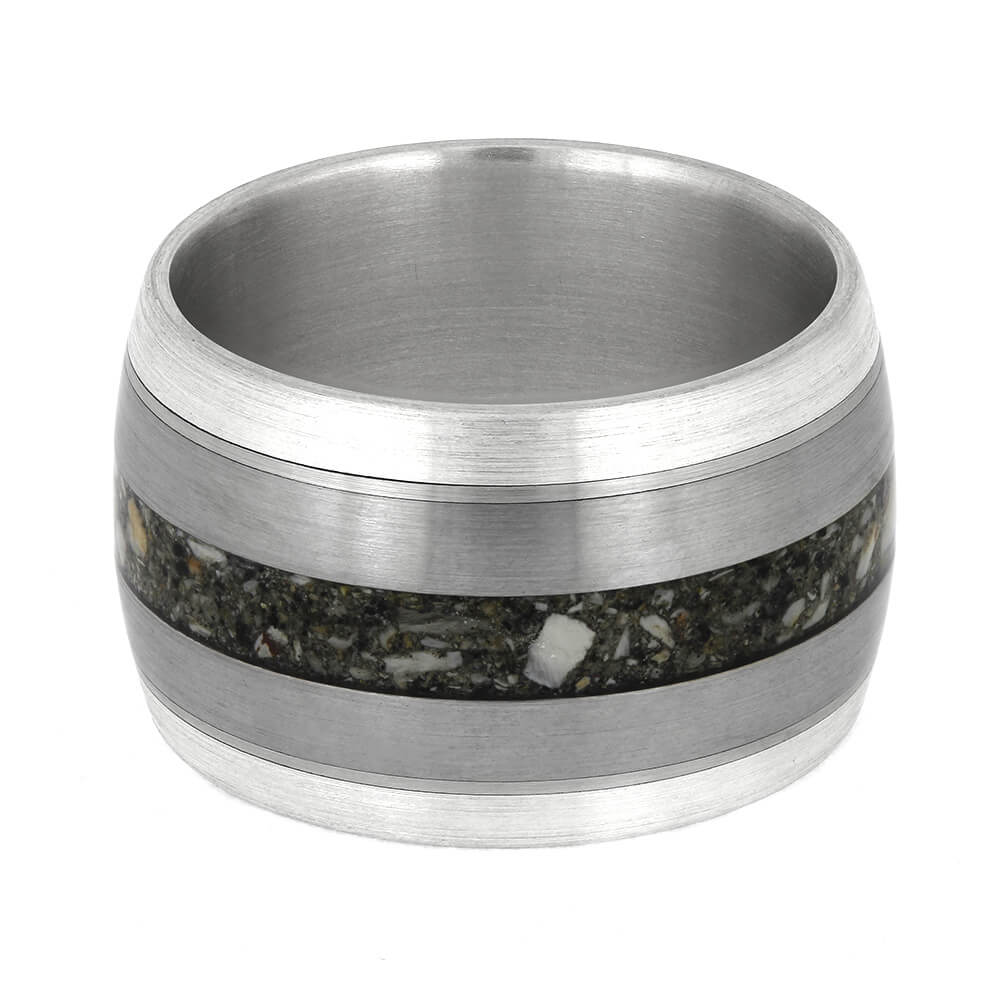 Wide Memorial Ring for Men