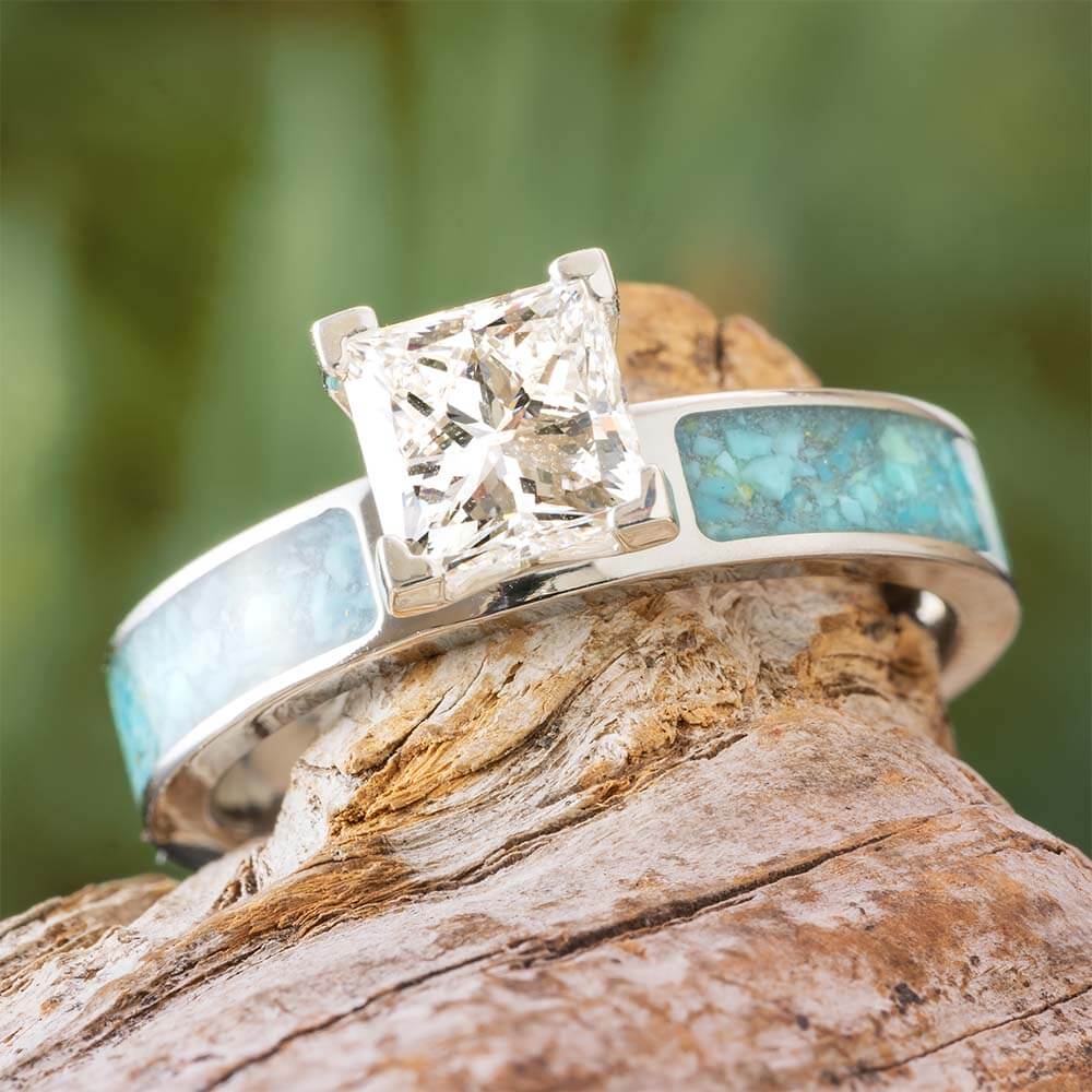 Handmade Turquoise Solitaire