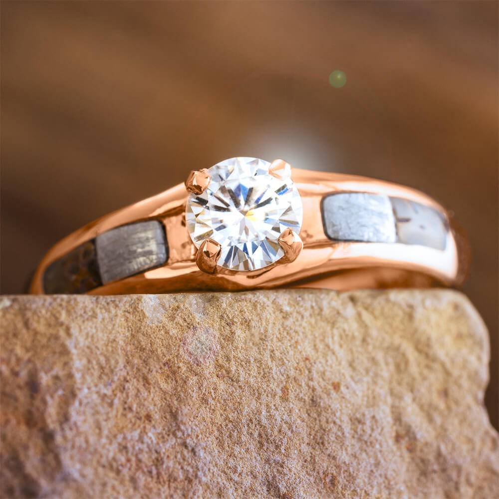 Rose Gold Solitaire Engagement Ring