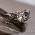 Unique Fossil Engagement Ring