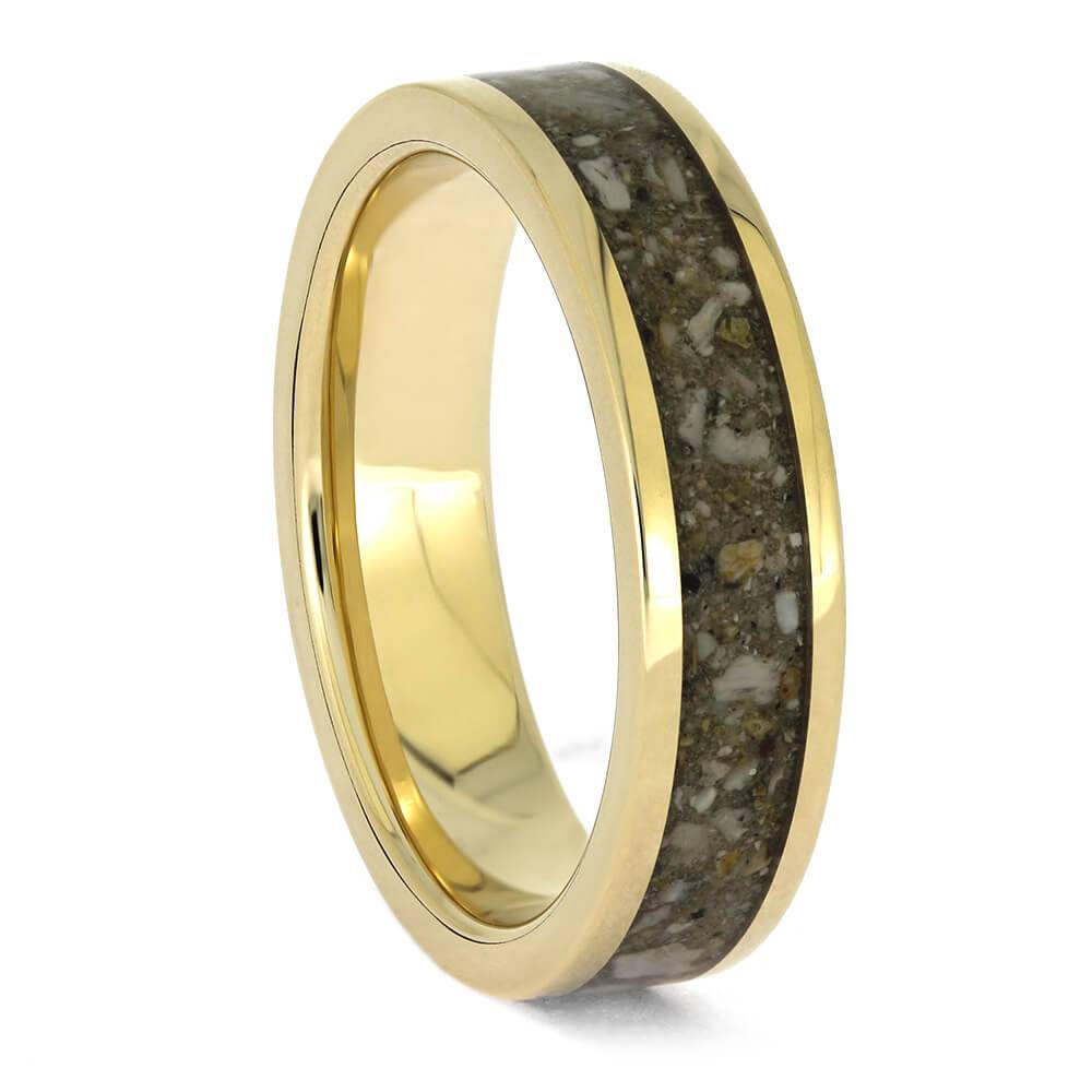 Yellow Gold Memorial Ring