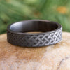 Black Celtic Wedding Band