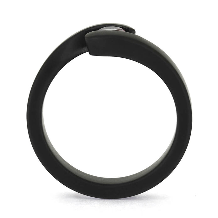 Black Ring with Alexandrite