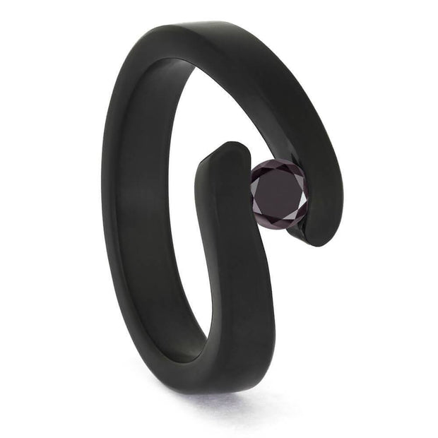 Black Engagement Ring