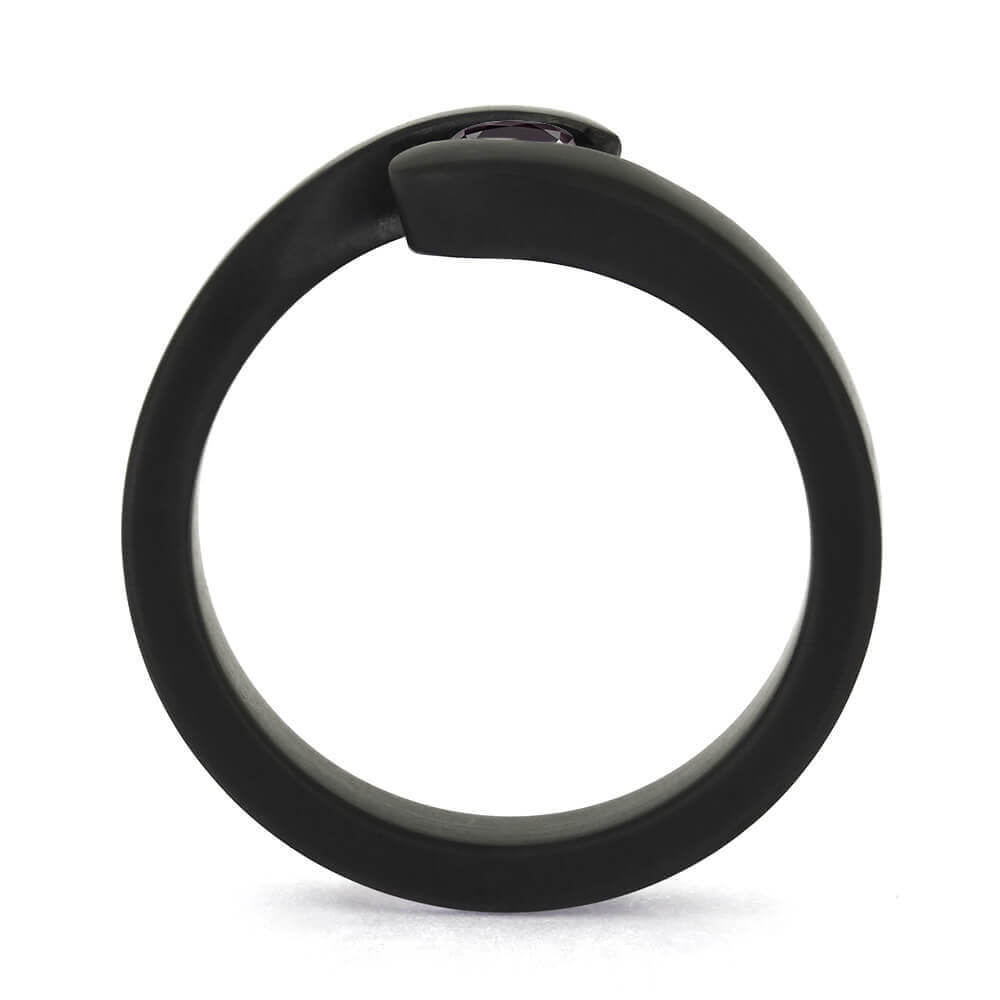 All-Black Engagement Ring