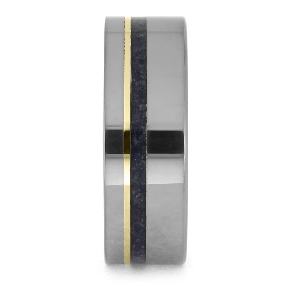 Men's Sapphire Wedding Band